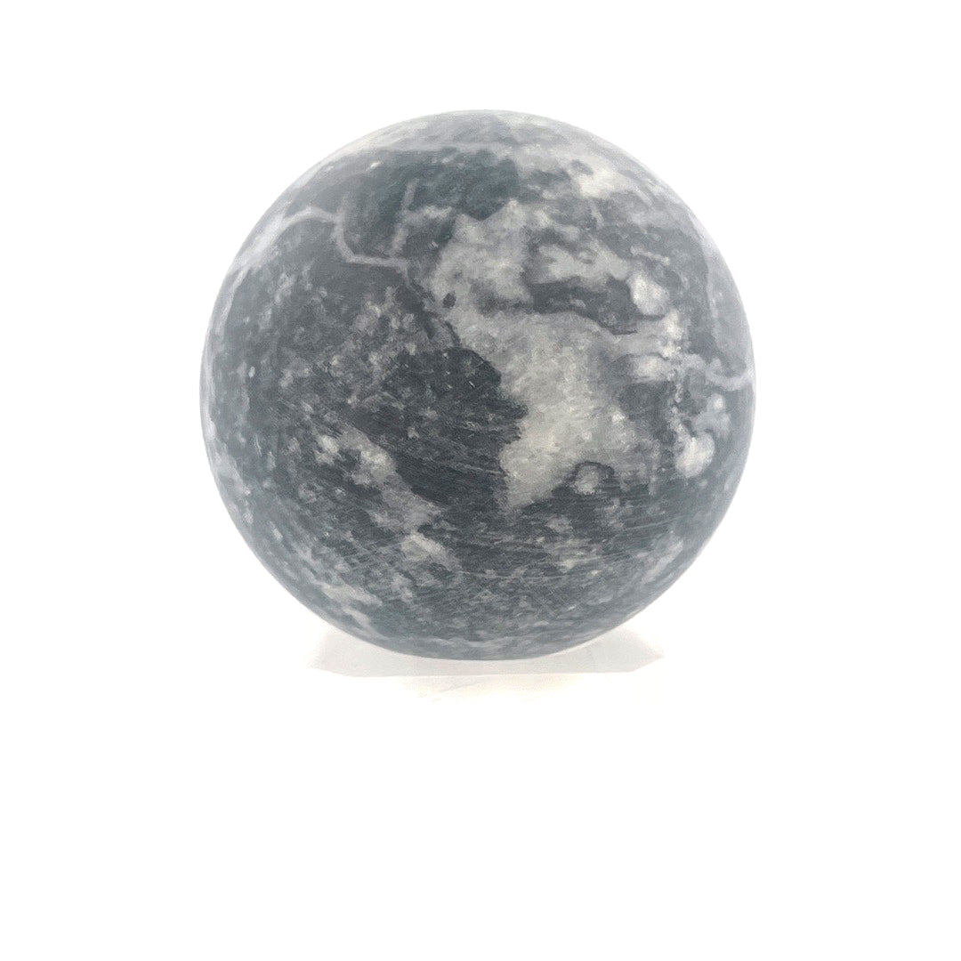 Grey and Black Jasper Sphere | 185 (g) | (2 In)