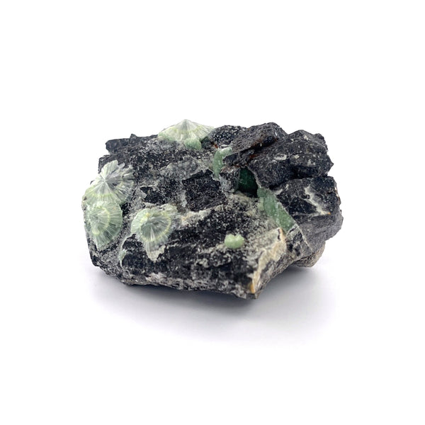 Wavellite Green Starburst Crystal Botryoidal Druzy  |  173 (g)