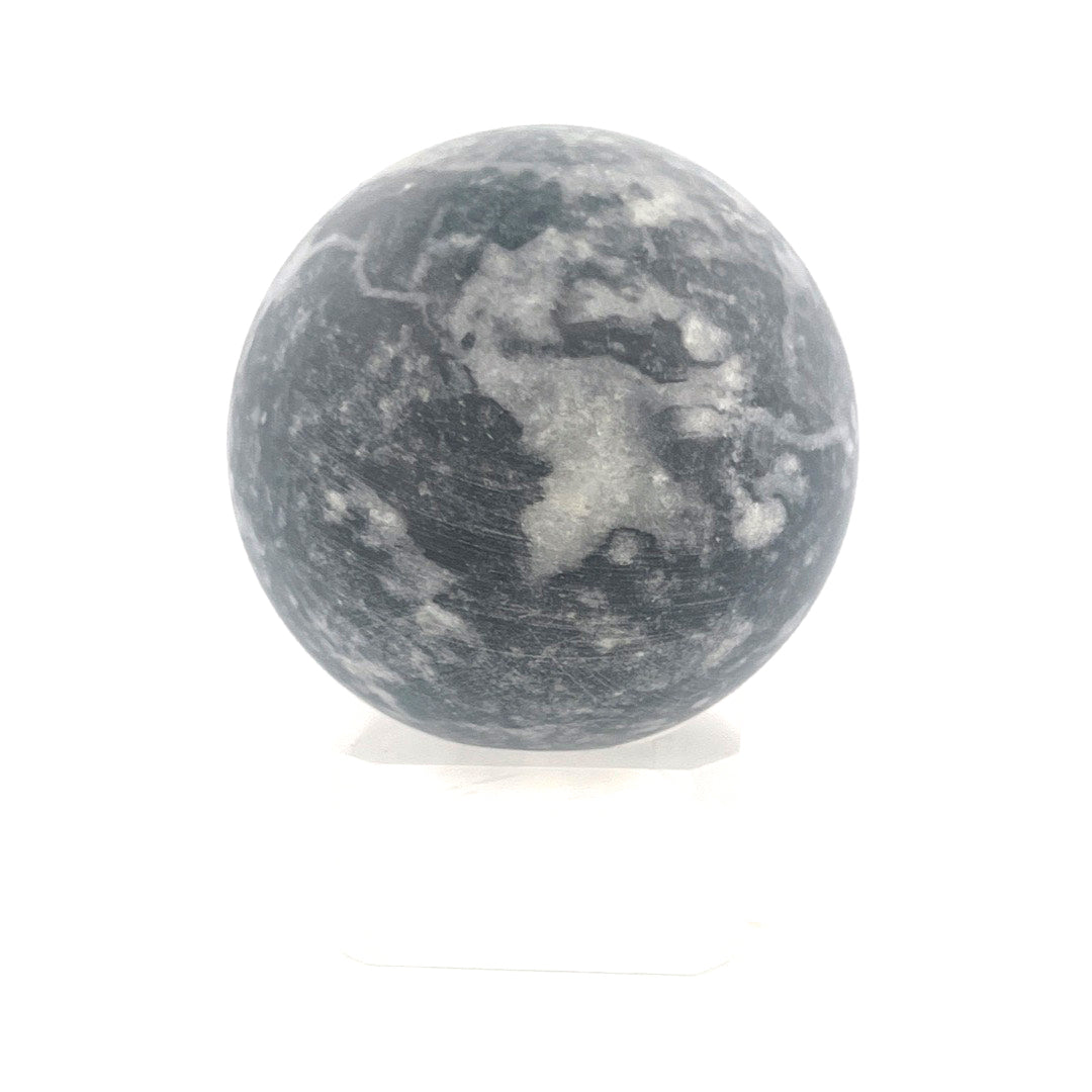 Grey and Black Jasper Sphere | 185 (g) | (2 In)