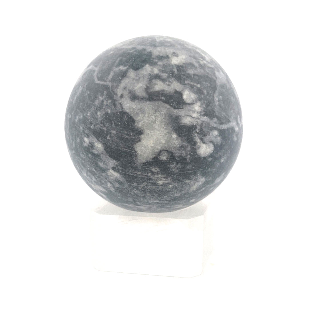 Grey and Black Jasper Sphere | 185 (g) | (2 In)