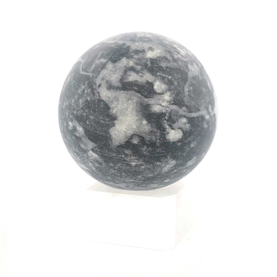 Grey and Black Jasper Sphere | 185 (g) | (2 In)