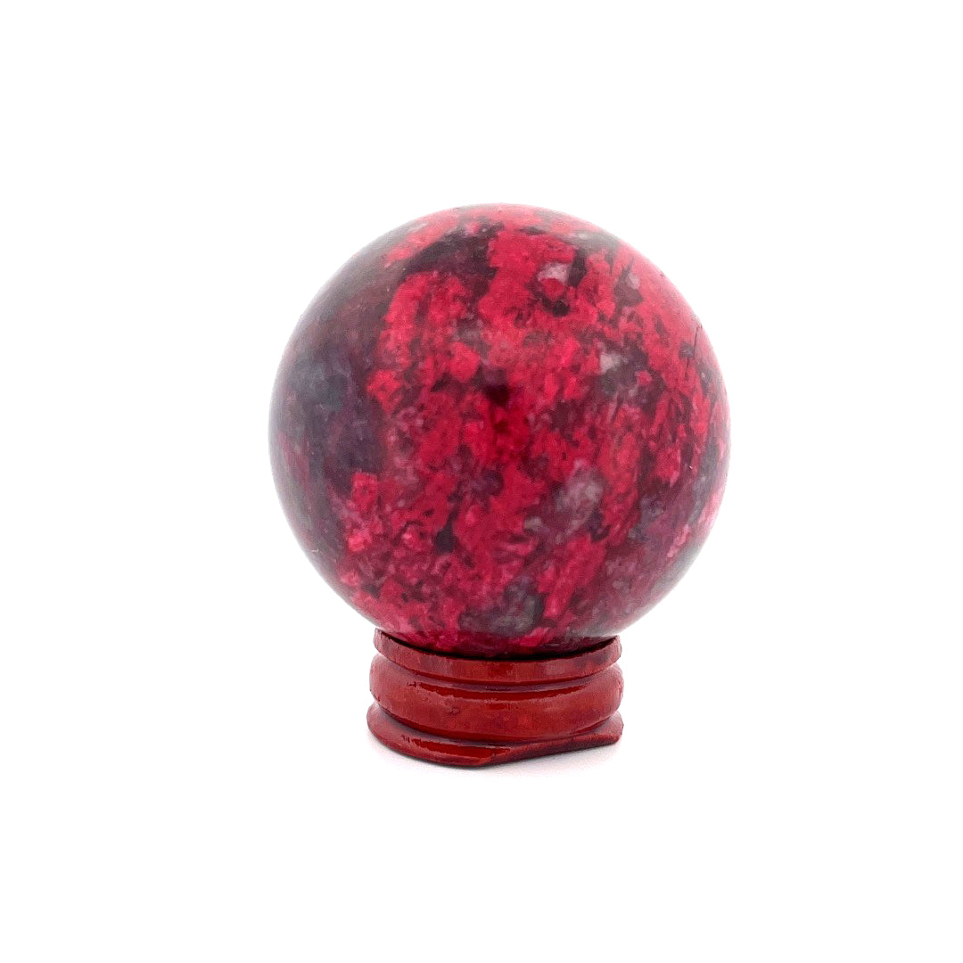 Rhodonite Crystal Sphere