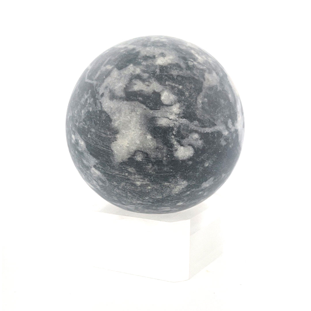 Grey and Black Jasper Sphere | 185 (g) | (2 In)