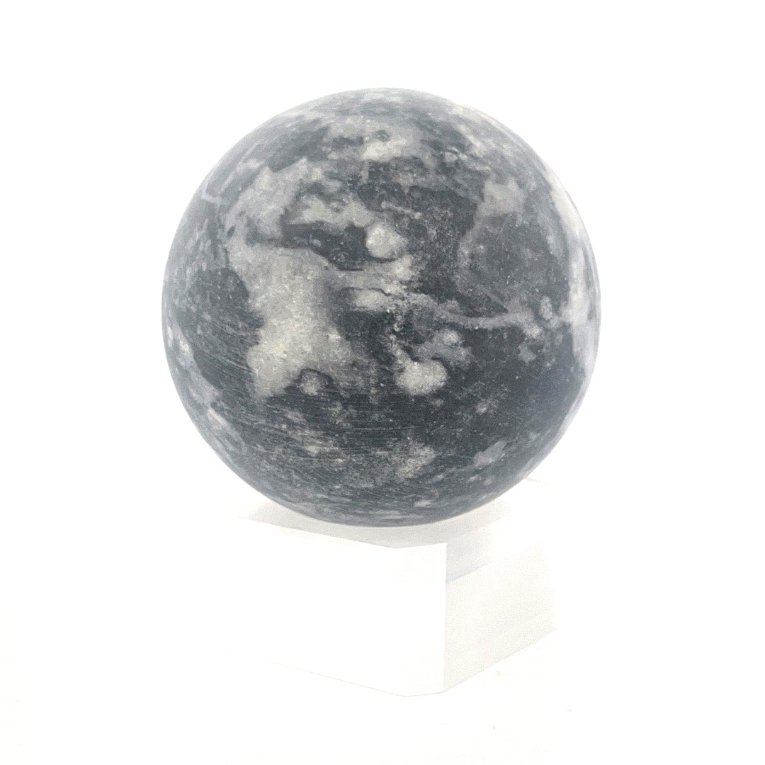 Grey and Black Jasper Sphere | 185 (g) | (2 In)