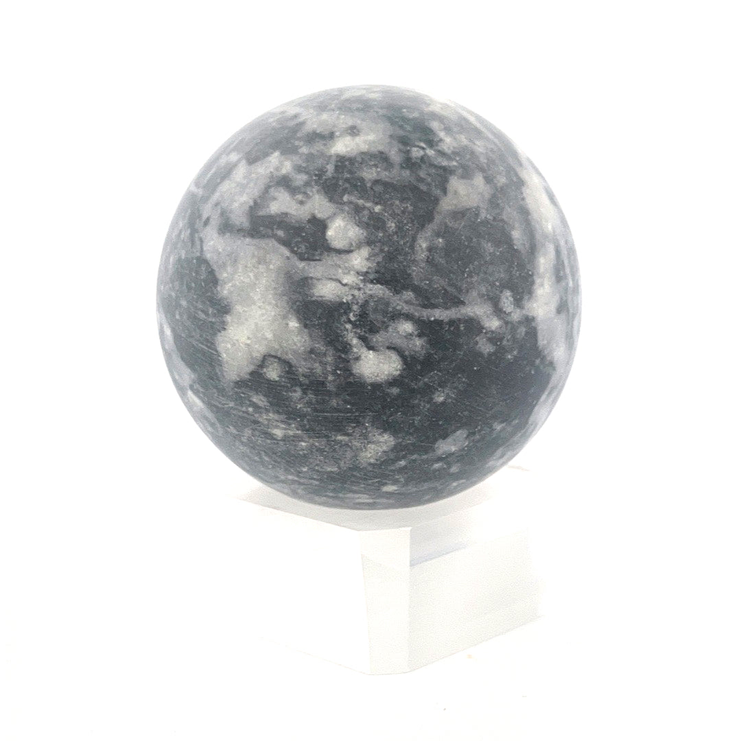 Grey and Black Jasper Sphere | 185 (g) | (2 In)