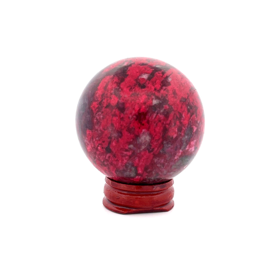 Rhodonite Crystal Sphere