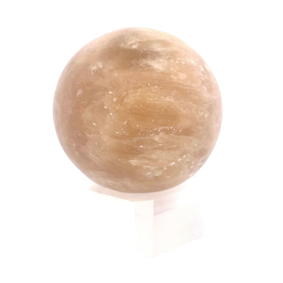 Yellow Calcite Sphere | 188 (g)  | 2 (In)