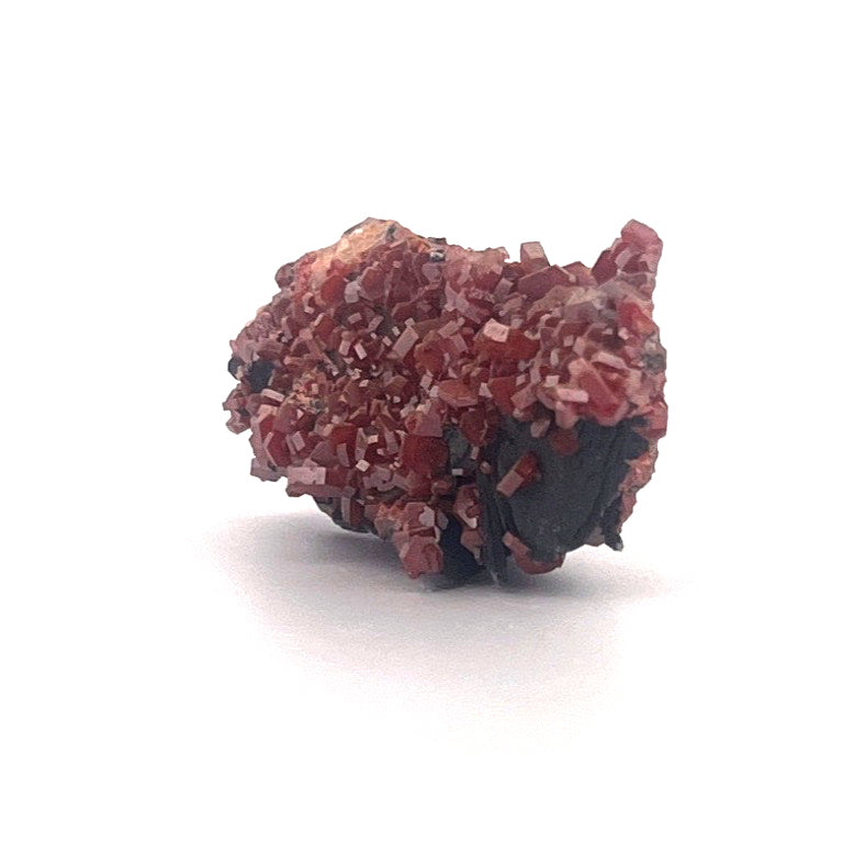 Vanadinite on Goethite Barite Druzy | 26 (g)