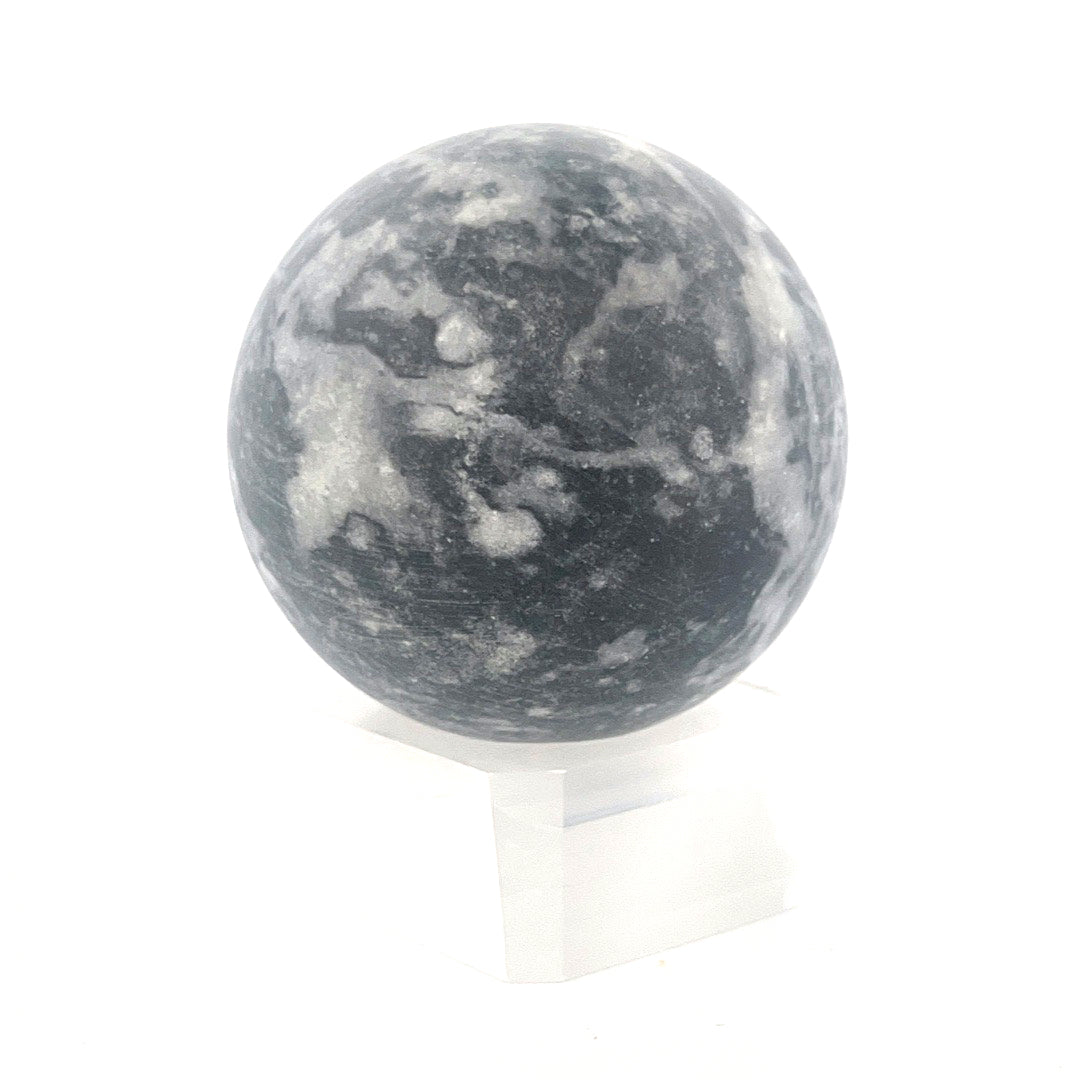 Grey and Black Jasper Sphere | 185 (g) | (2 In)