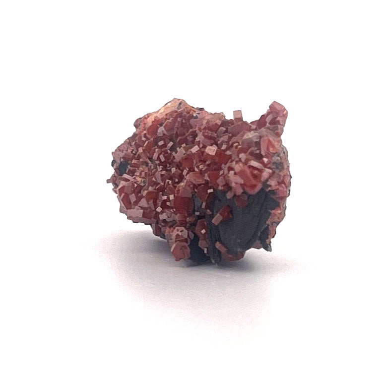 Vanadinite on Goethite Barite Druzy | 26 (g)