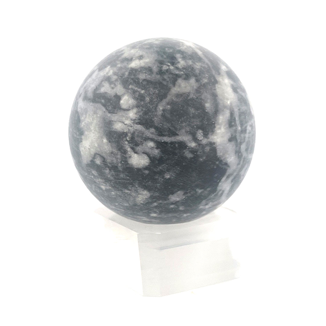 Grey and Black Jasper Sphere | 185 (g) | (2 In)