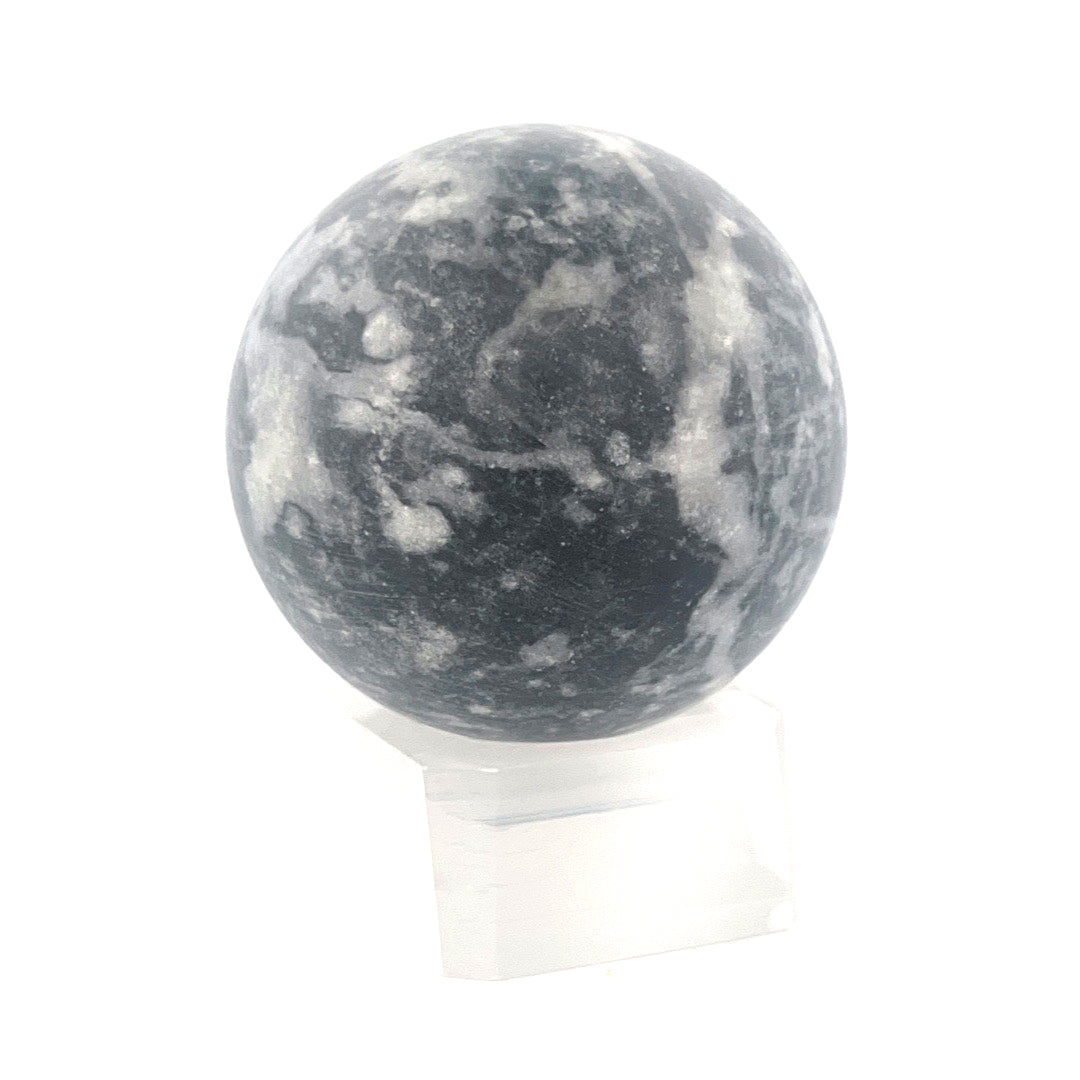 Grey and Black Jasper Sphere | 185 (g) | (2 In)