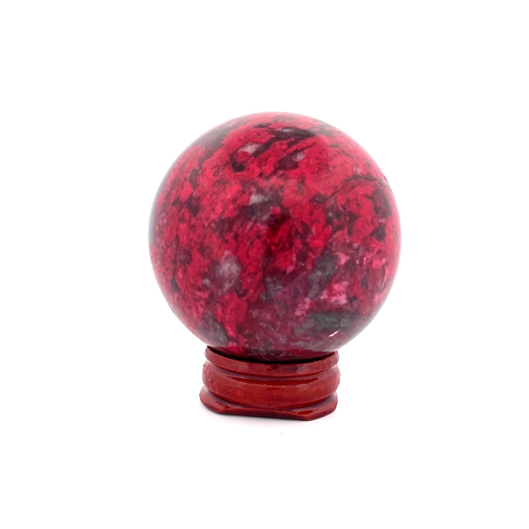 Rhodonite Crystal Sphere