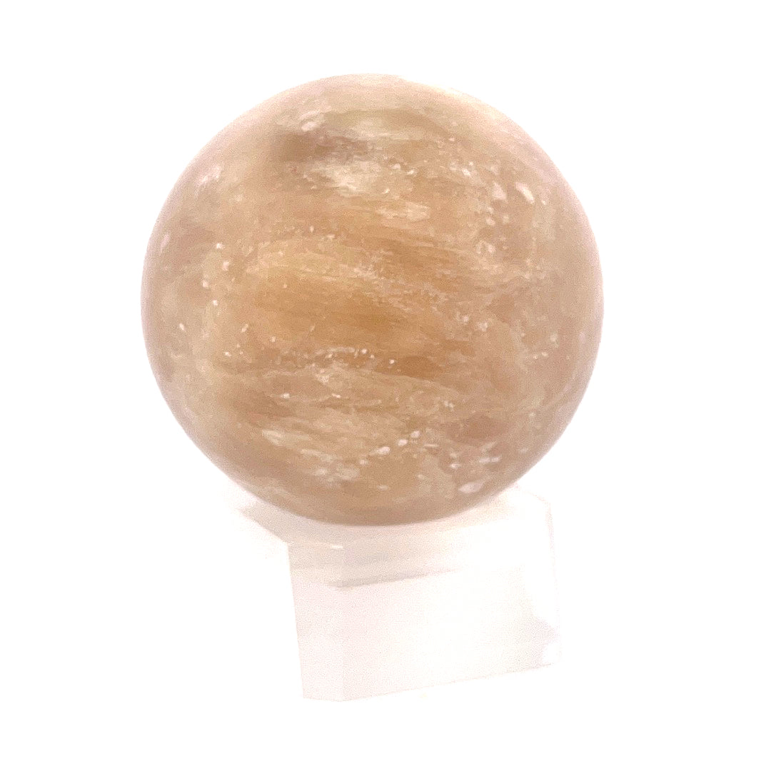 Yellow Calcite Sphere | 188 (g)  | 2 (In)