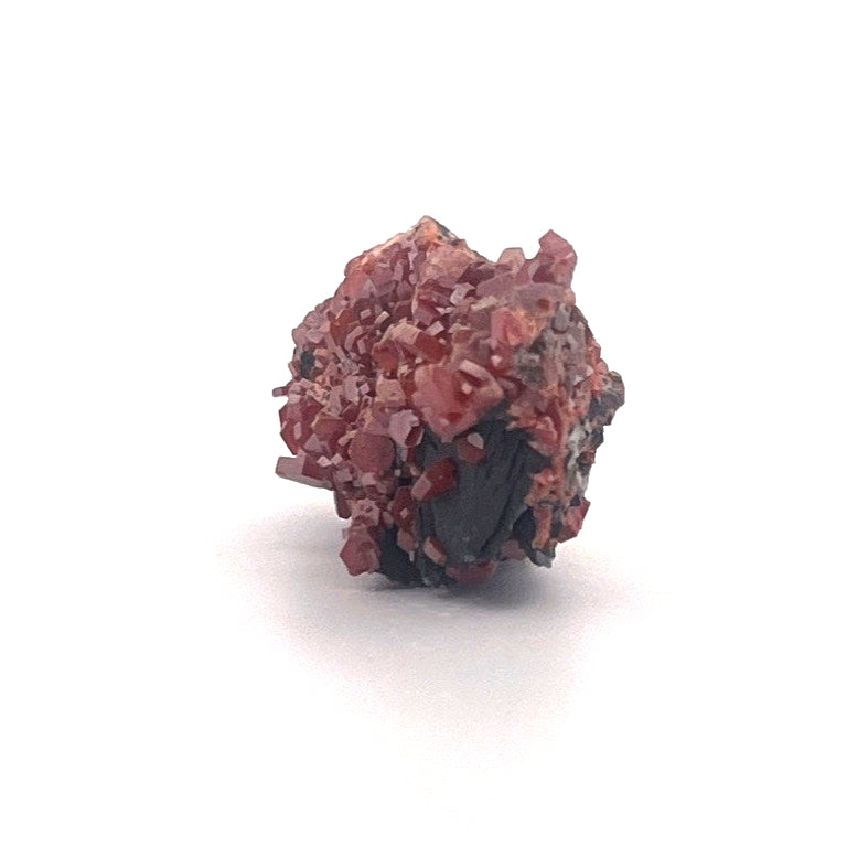 Vanadinite on Goethite Barite Druzy | 26 (g)