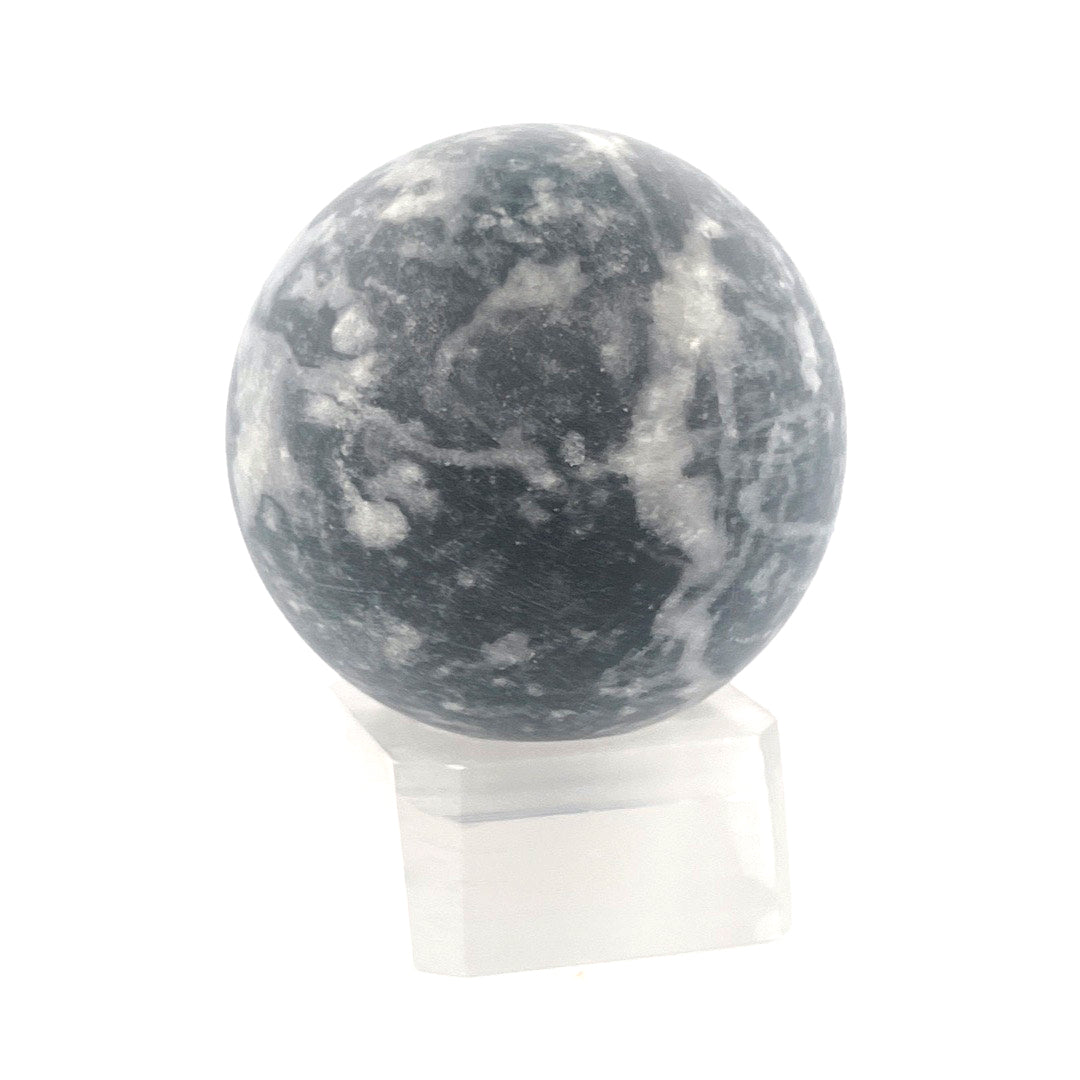 Grey and Black Jasper Sphere | 185 (g) | (2 In)