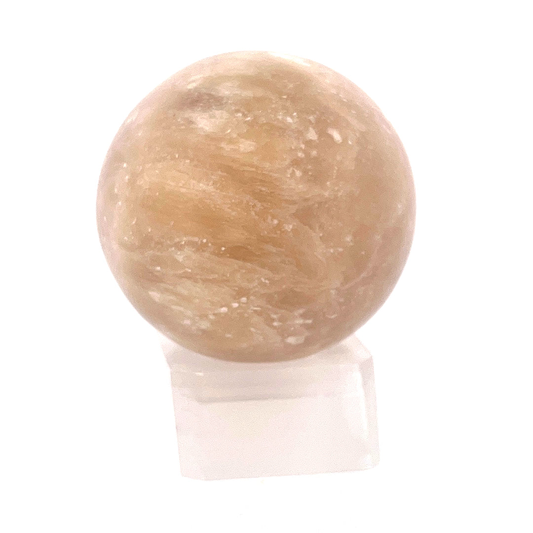 Yellow Calcite Sphere | 188 (g)  | 2 (In)