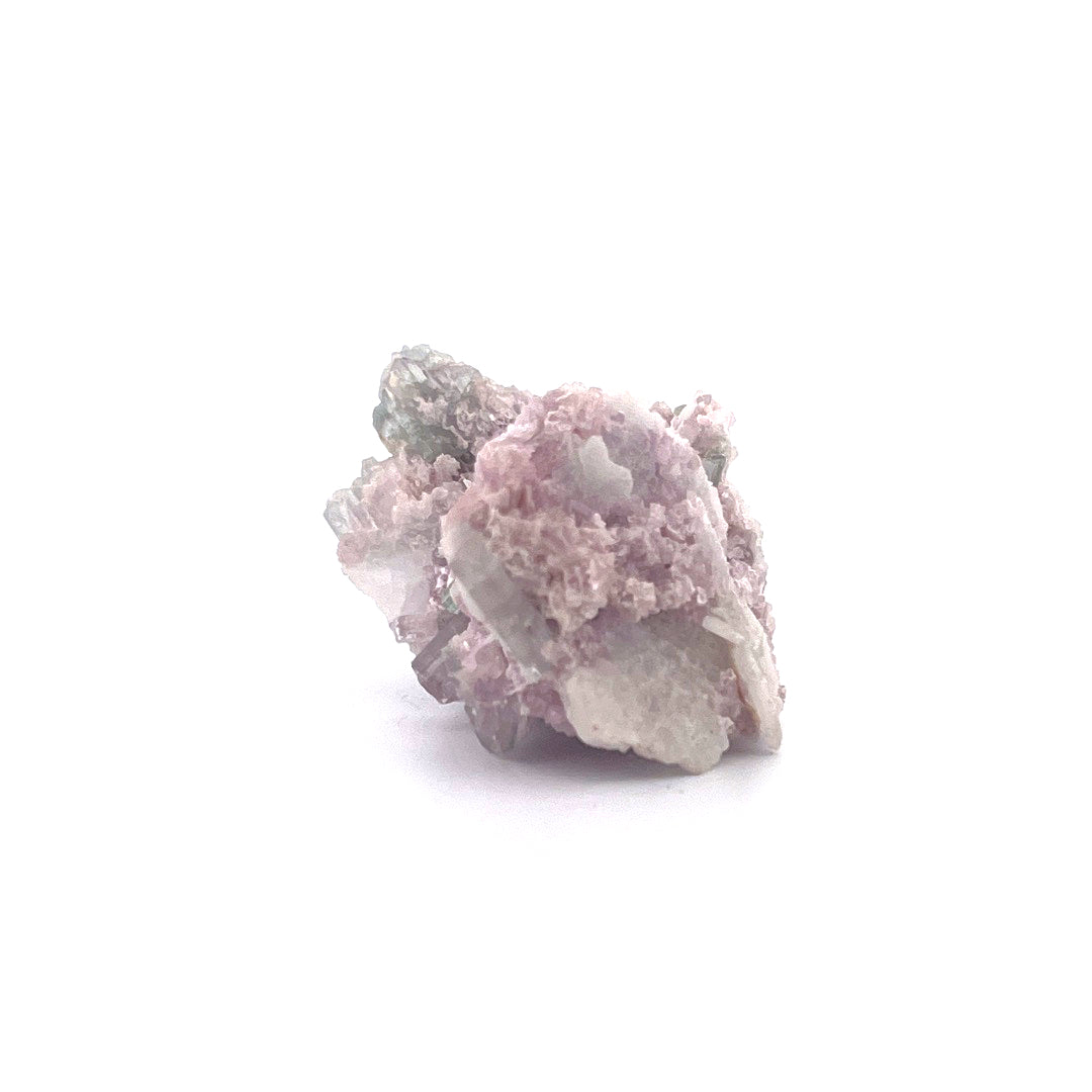 Pink Green Watermelon Tourmaline on Purple Lepidolite  |  38 (g)