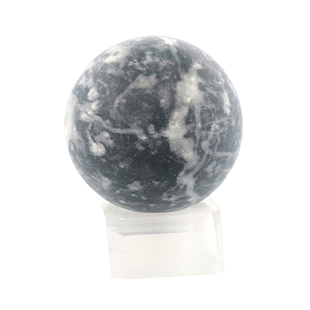 Grey and Black Jasper Sphere | 185 (g) | (2 In)