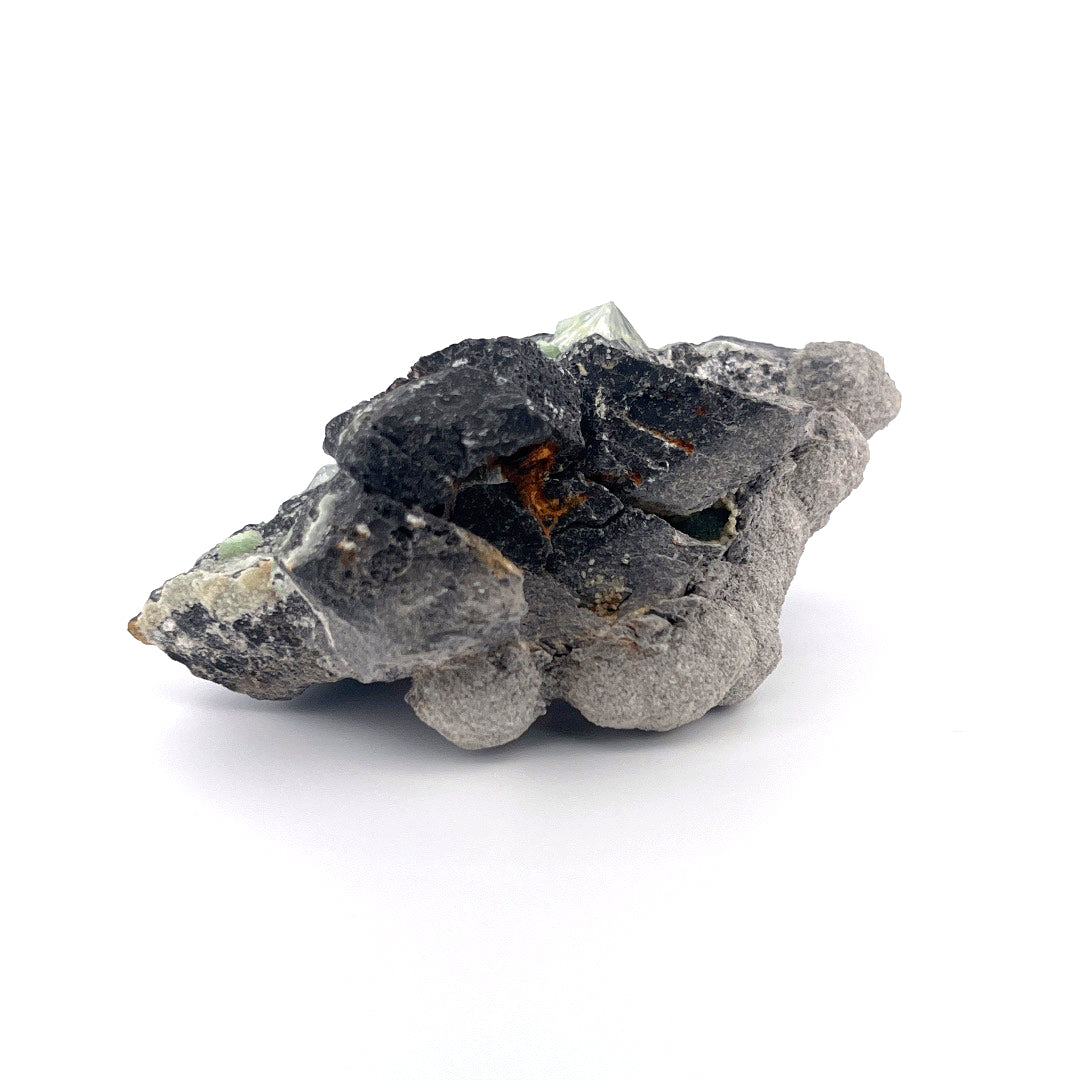 Wavellite Green Starburst Crystal Botryoidal Druzy  |  173 (g)