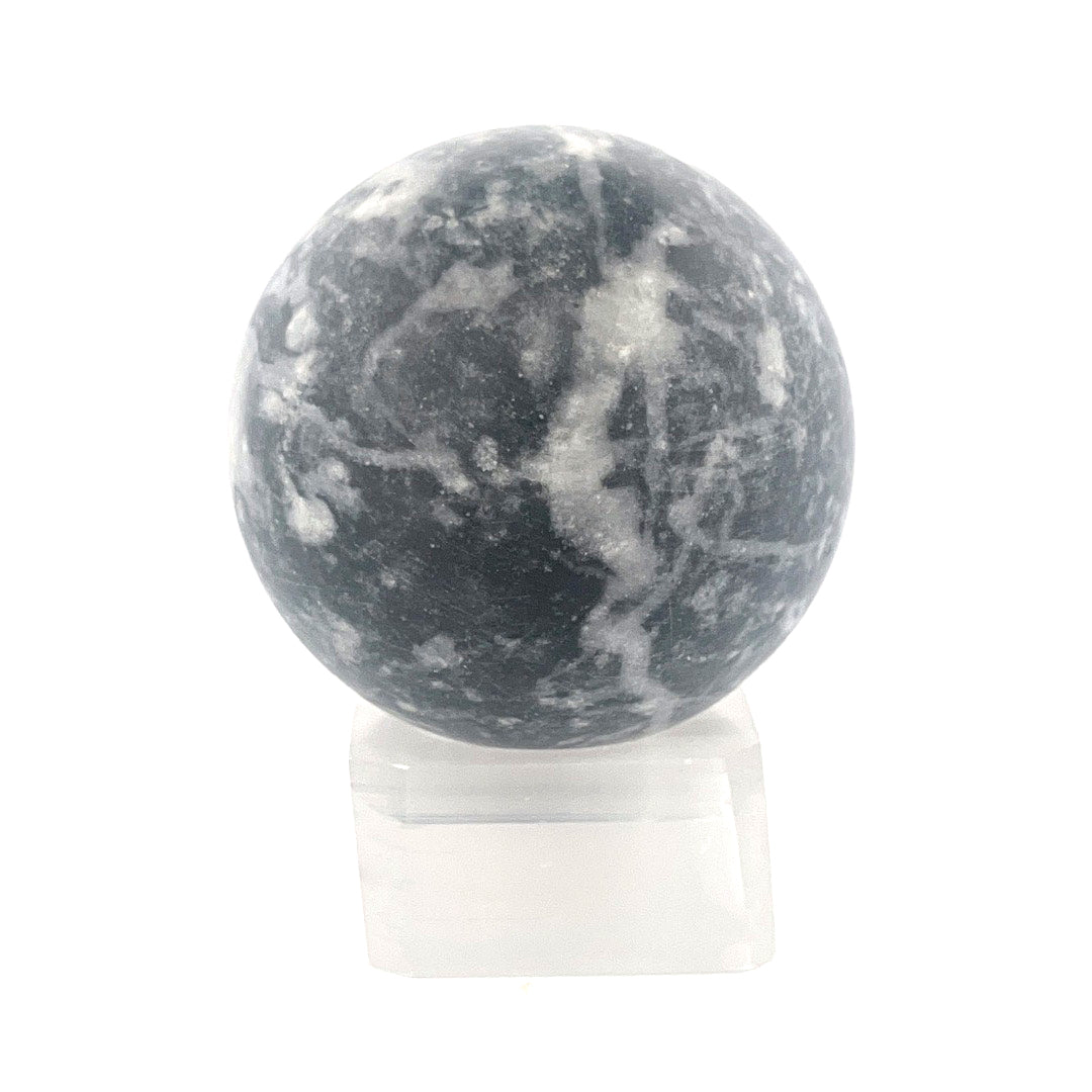 Grey and Black Jasper Sphere | 185 (g) | (2 In)