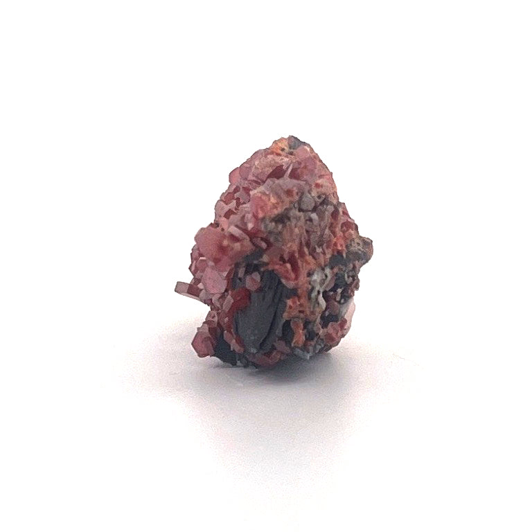 Vanadinite on Goethite Barite Druzy | 26 (g)