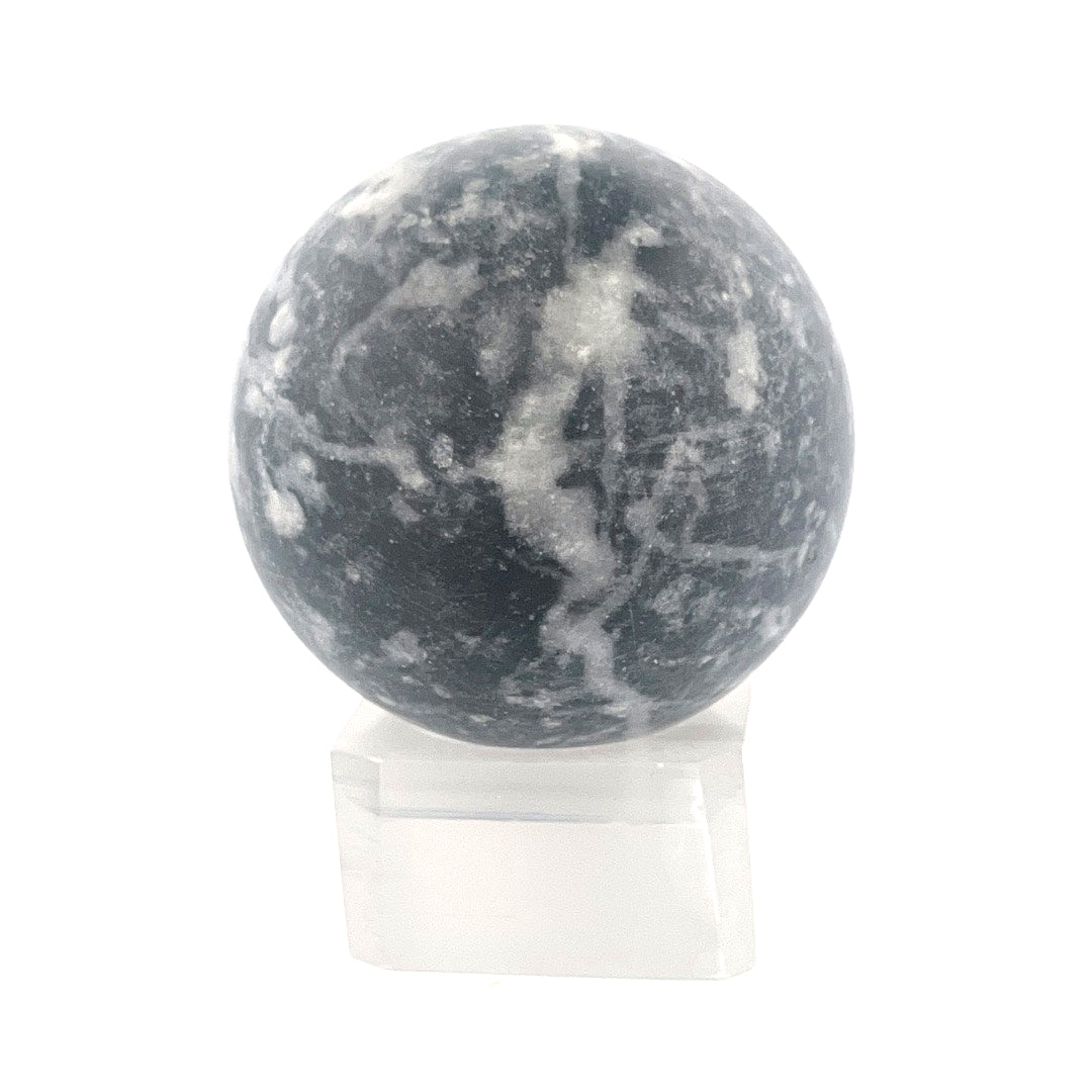 Grey and Black Jasper Sphere | 185 (g) | (2 In)