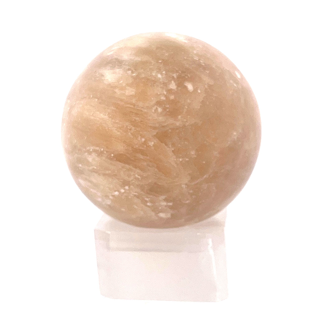 Yellow Calcite Sphere | 188 (g)  | 2 (In)