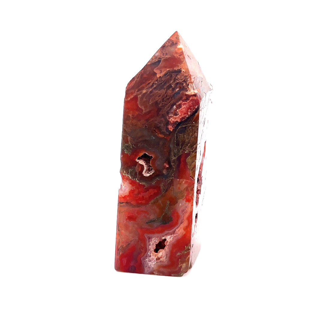 Cherry Blossom Agate Pillar | 184 (g)