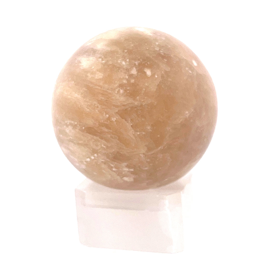 Yellow Calcite Sphere | 188 (g)  | 2 (In)