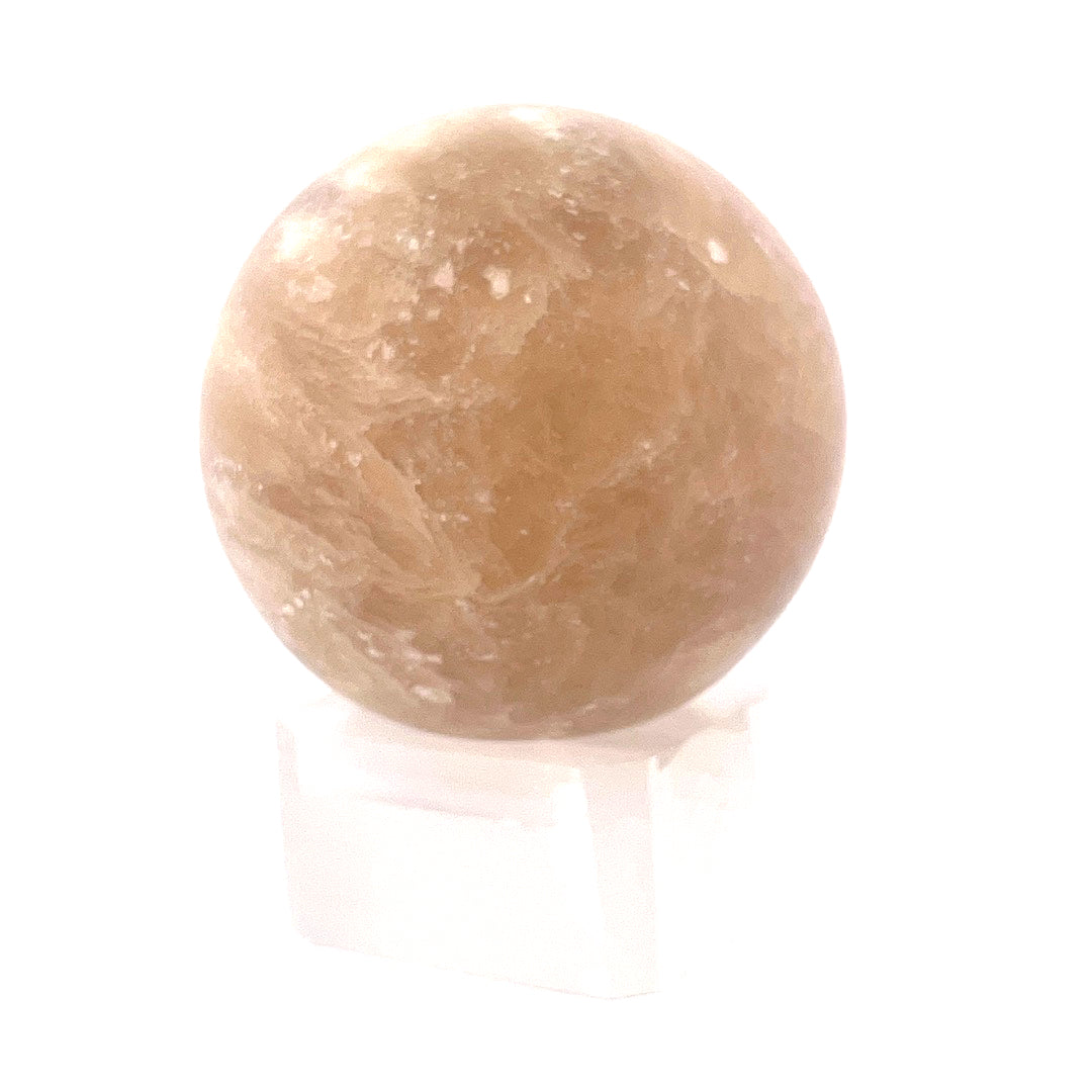 Yellow Calcite Sphere | 188 (g)  | 2 (In)