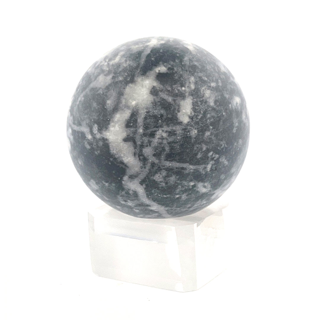 Grey and Black Jasper Sphere | 185 (g) | (2 In)