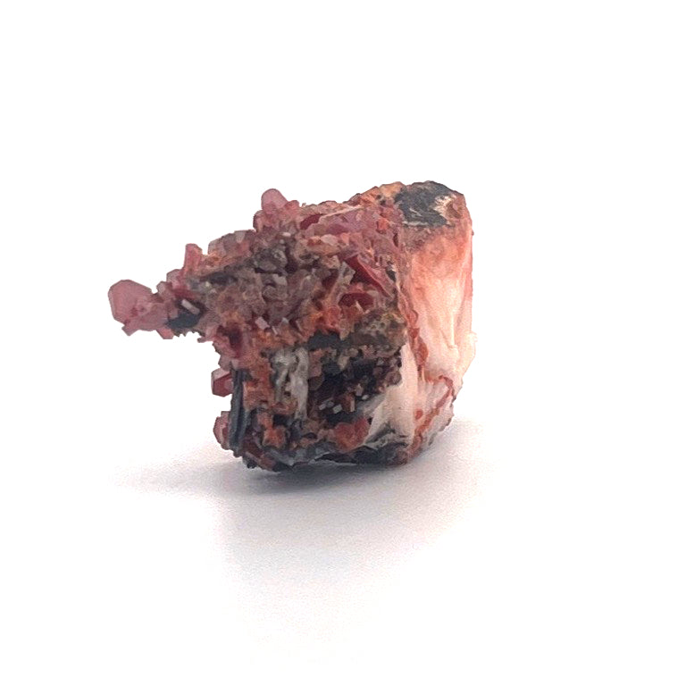 Vanadinite on Goethite Barite Druzy | 26 (g)