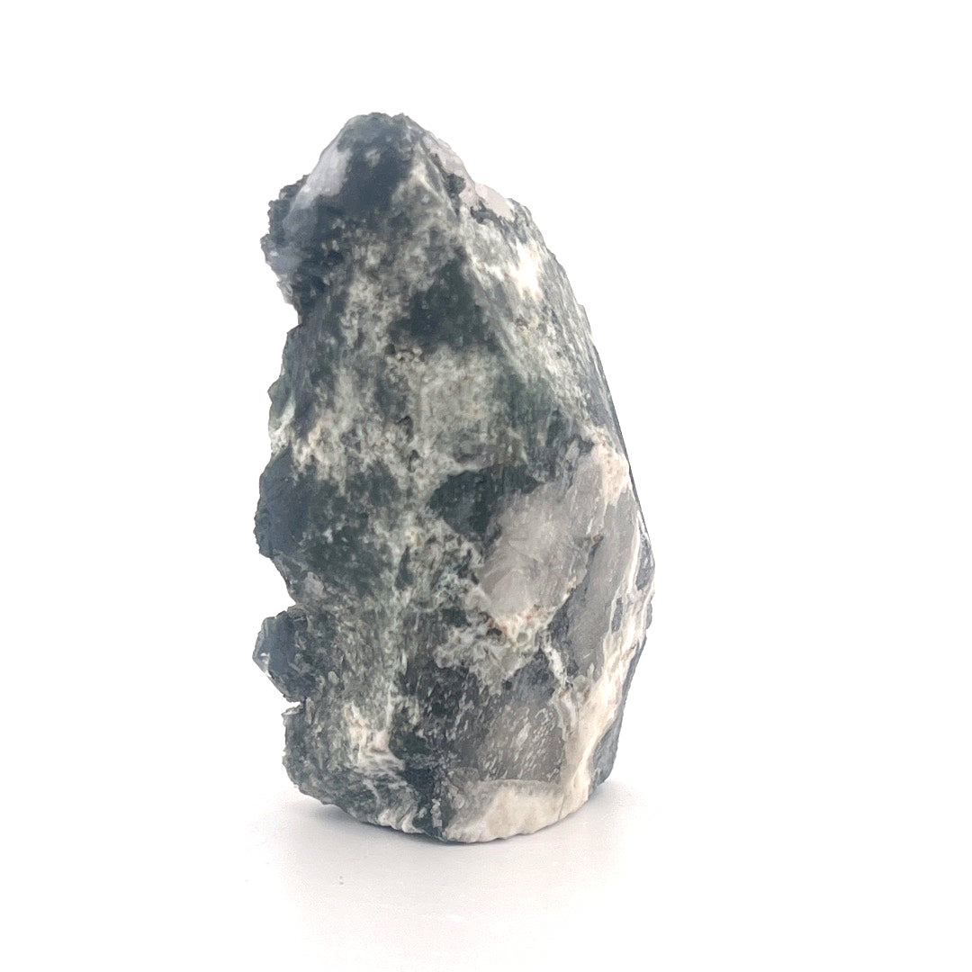 Mossy Green Heulandite  |  82 (g)