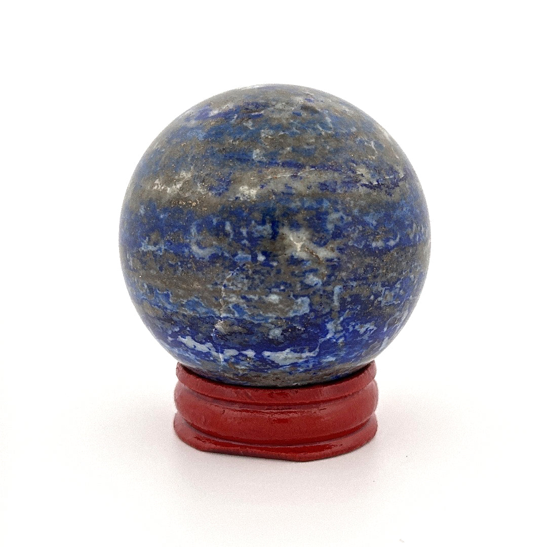 Natural Lapis Lazuli Jasper Quartz Sphere | 212 (g)