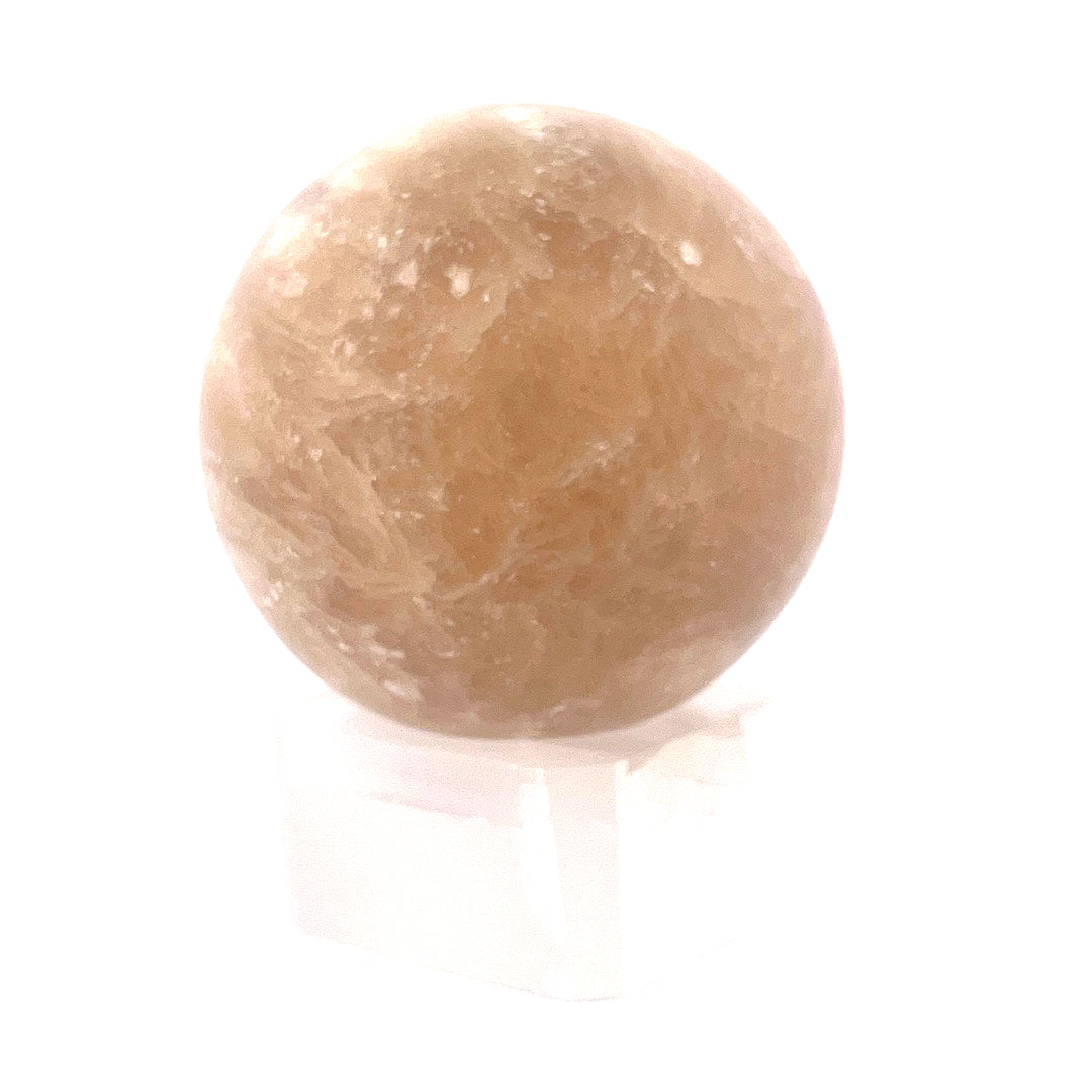 Yellow Calcite Sphere | 188 (g)  | 2 (In)