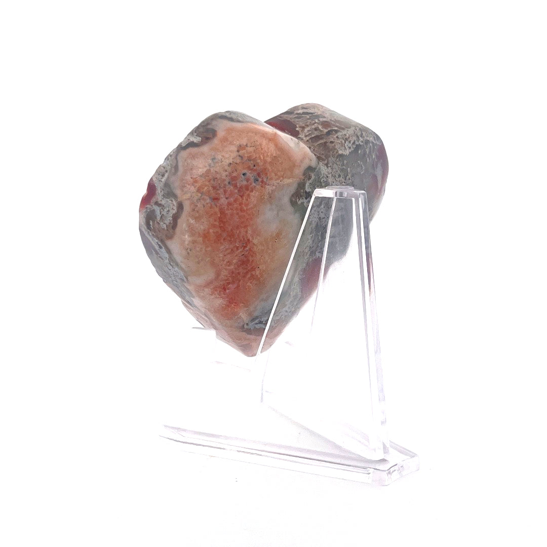 Natural Agate Heart | 121 (g)