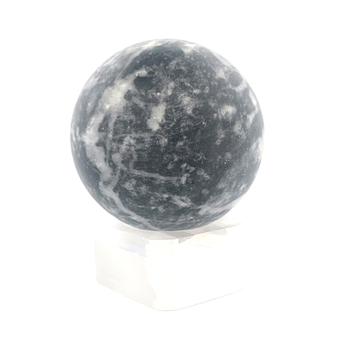 Grey and Black Jasper Sphere | 185 (g) | (2 In)