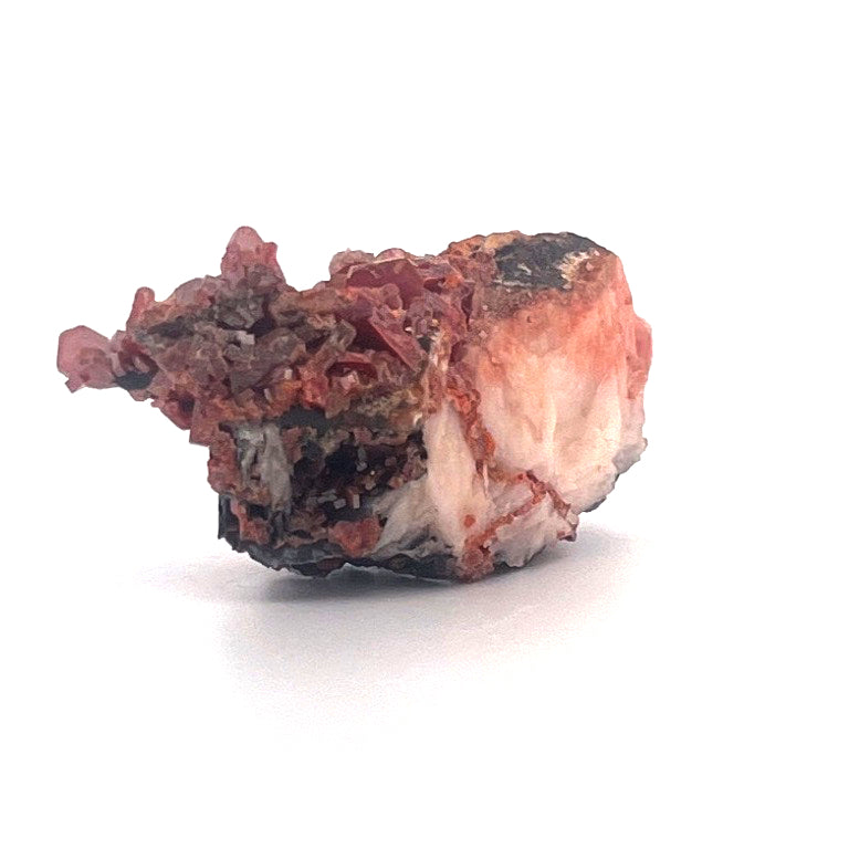 Vanadinite on Goethite Barite Druzy | 26 (g)