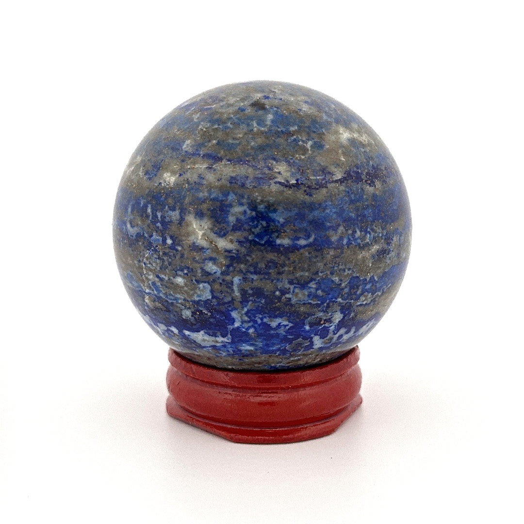 Natural Lapis Lazuli Jasper Quartz Sphere | 212 (g)