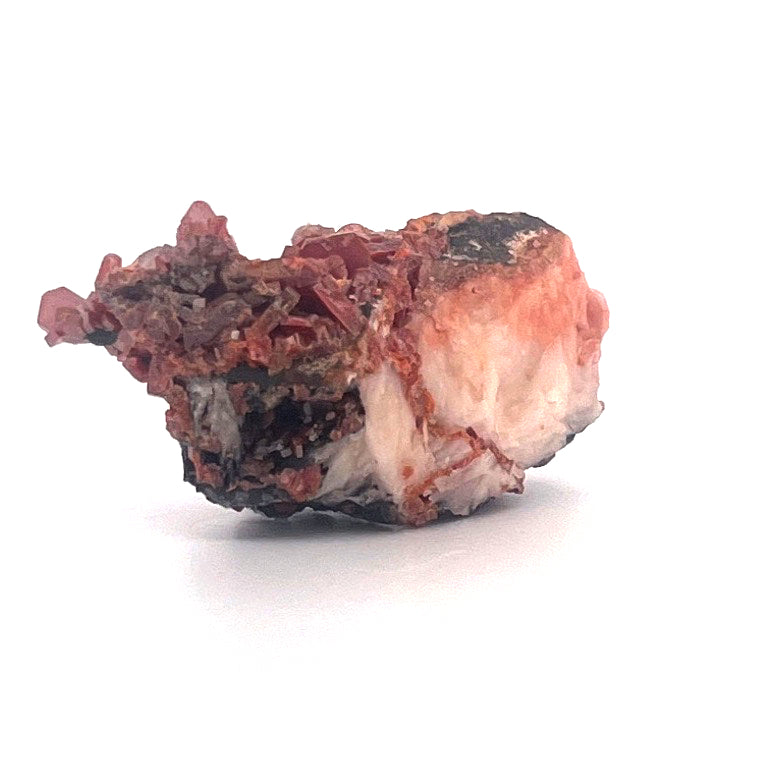 Vanadinite on Goethite Barite Druzy | 26 (g)