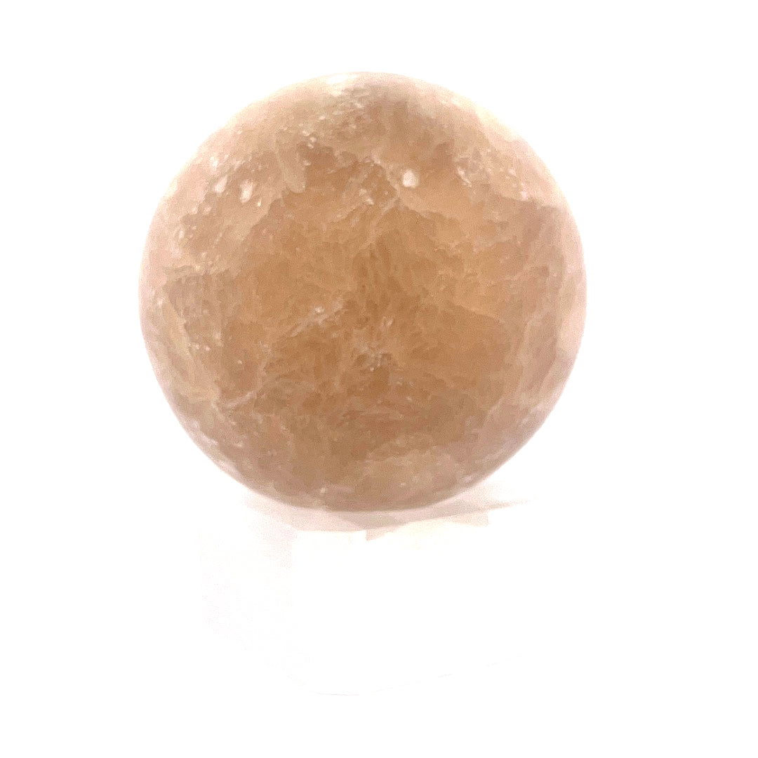 Yellow Calcite Sphere | 188 (g)  | 2 (In)