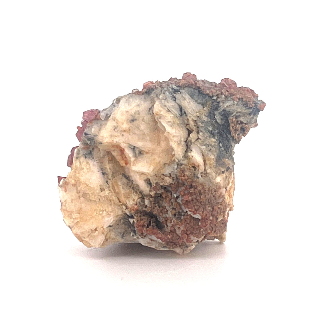 Vanadinite on Goethite Barite Druzy | 32 (g)