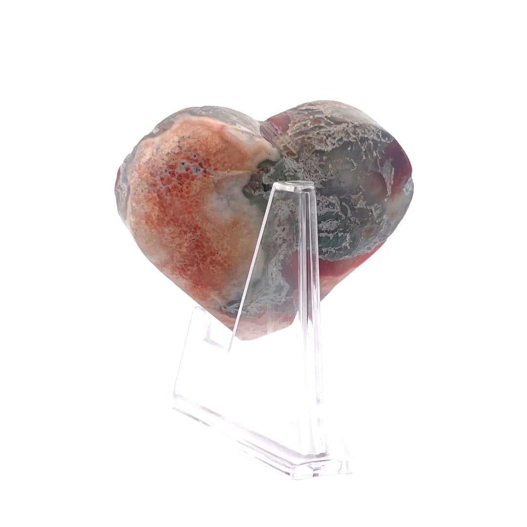 Natural Agate Heart | 121 (g)