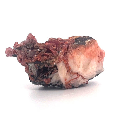 Vanadinite on Goethite Barite Druzy | 26 (g)