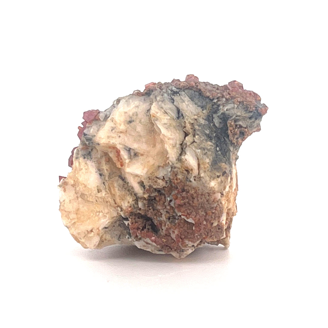 Vanadinite on Goethite Barite Druzy | 32 (g)