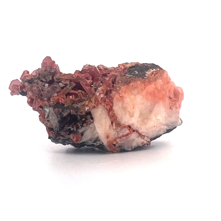 Vanadinite on Goethite Barite Druzy | 26 (g)