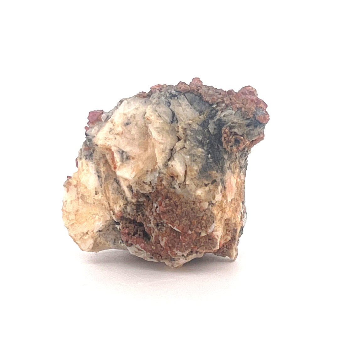 Vanadinite on Goethite Barite Druzy | 32 (g)