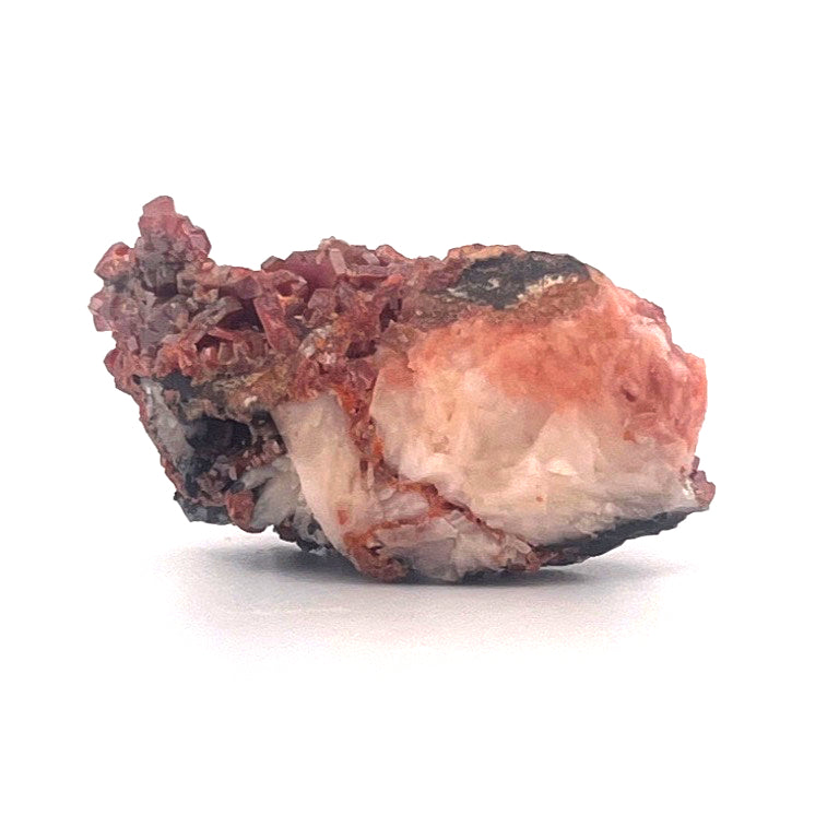 Vanadinite on Goethite Barite Druzy | 26 (g)