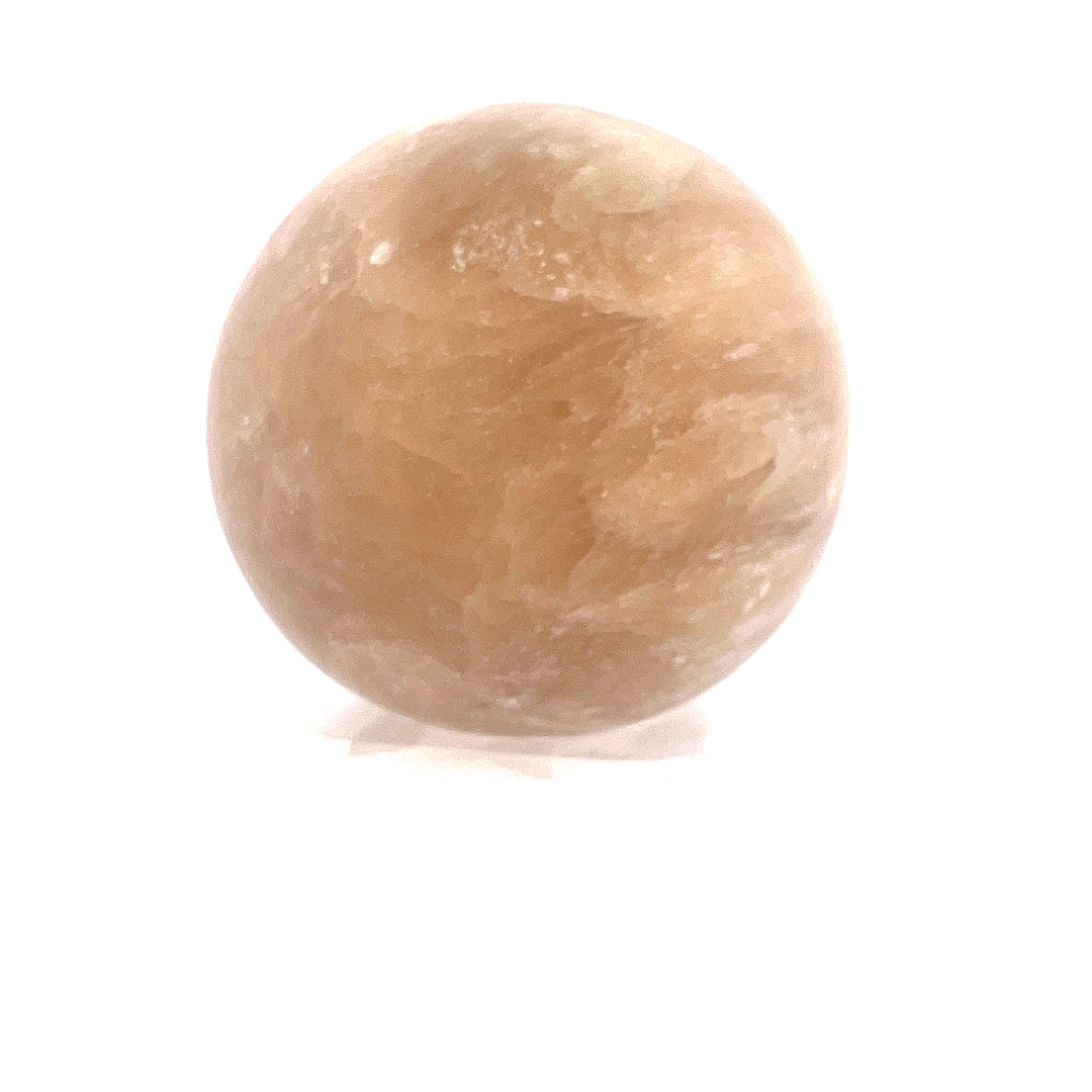 Yellow Calcite Sphere | 188 (g)  | 2 (In)